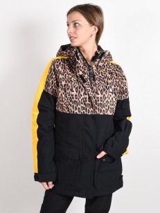 Dc leopard snowboard jacket new arrivals