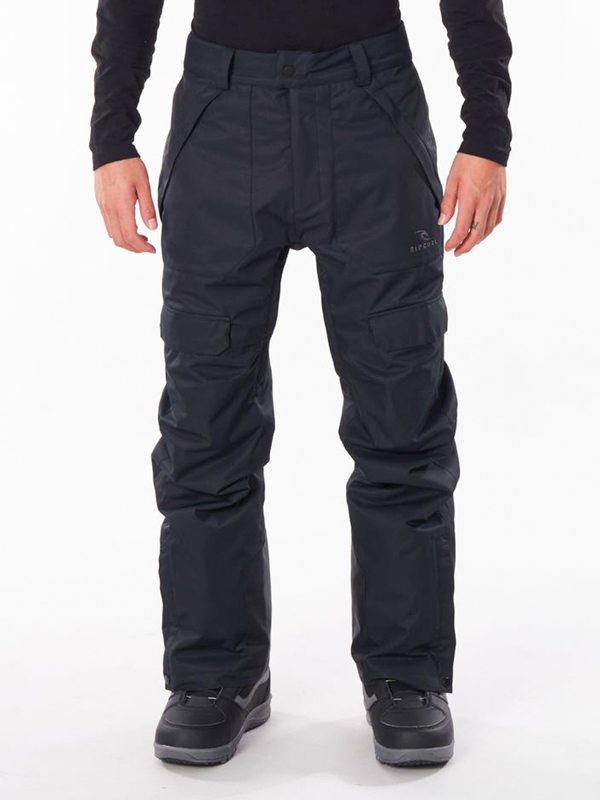 Rip Curl ROCKER black zimní kalhoty pro muže - XL černá