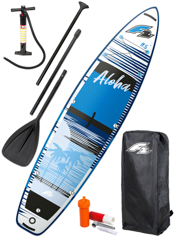 F2 ALOHA blue paddleboard nafukovací - 10'5"x30" modrá