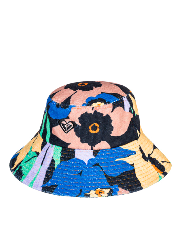 Roxy MANGO PASSION ANTHRACITE FLOWER JAMMIN dámský plátěný klobouk - S/M