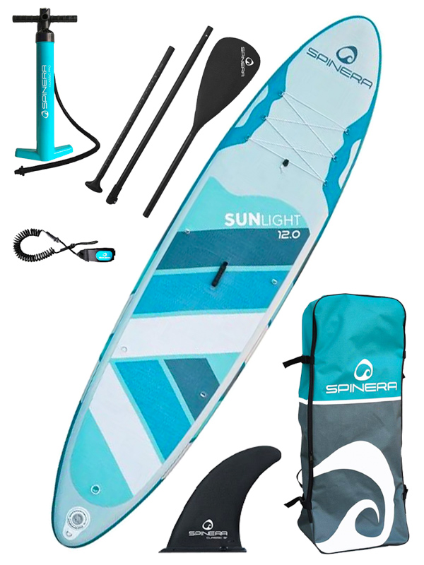 Spinera Sun Light paddleboard nafukovací - 12'0"x33" modrá