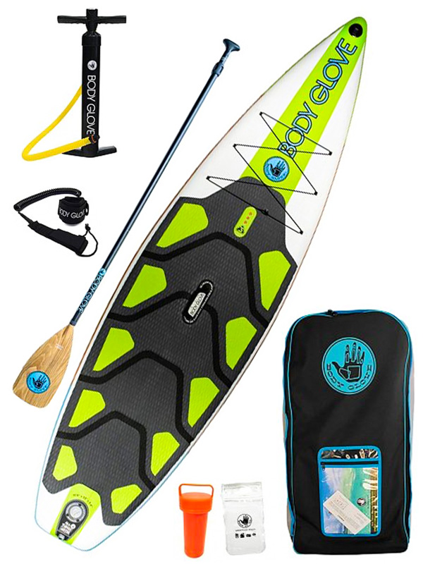 BODYGLOVE RAPTOR+ paddleboard nafukovací - 10'8"x33" černá