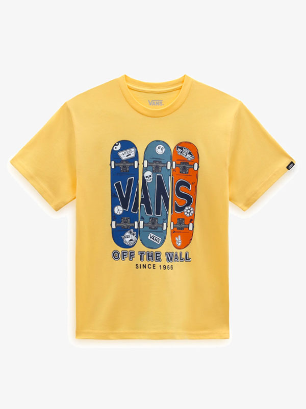 Vans BOARDVIEW SAMOAN SUN dětské skate tričko - XL žlutá