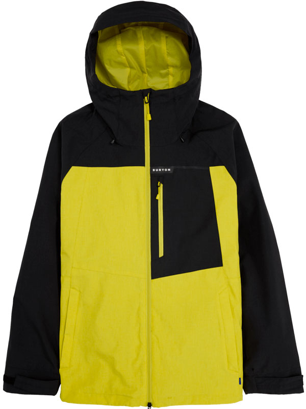 Burton LODGEPOLE TRUBLK/SULFUR pánská zimní bunda - M černá