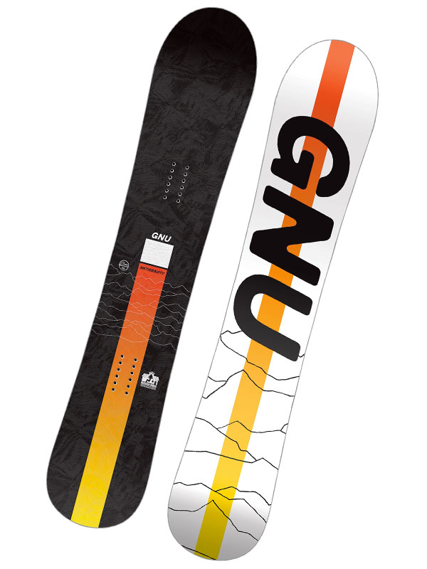 Gnu ANTIGRAVITY pánský snowboard - 159W černá
